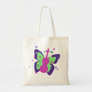 Little Violin Butterfly Tote Bag