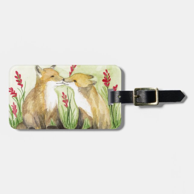Little Vixens Luggage Tag (Front Horizontal)