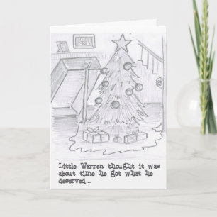 Little Warren's Trap Holiday Card