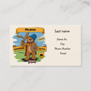 Little Warrior Business Card