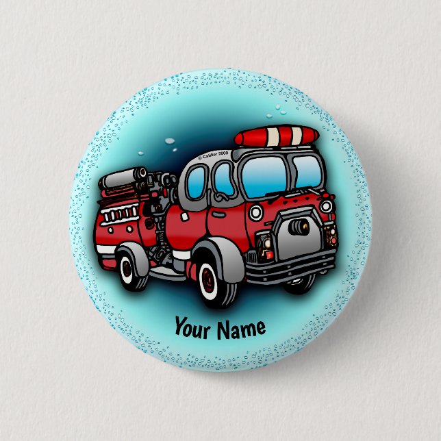 Little Water Firetruck pin (Front)