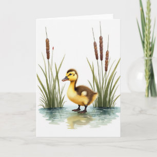 Little Waterbird Art Card