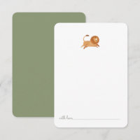 Little Watercolor Lion Birthday  Time Capsule 