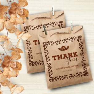 Little Western Cowboy Baby Shower Favour Bags