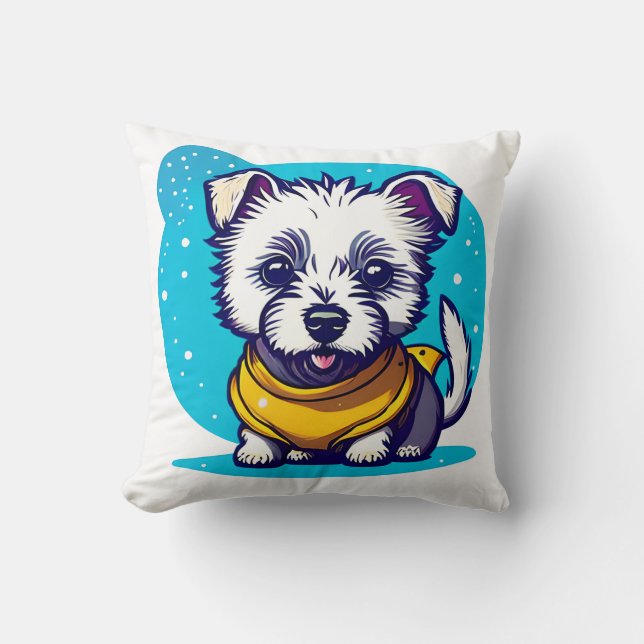 Little Westie  Cushion (Front)