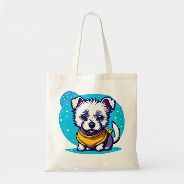 Little Westie Tote Bag (Front)