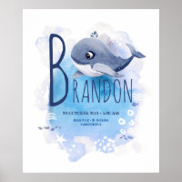 Little Whale Blue Ocean Baby Name and Birth Stats