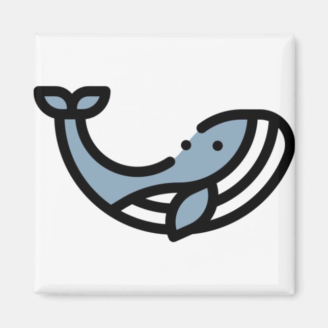Little Whale Magnet (Front)