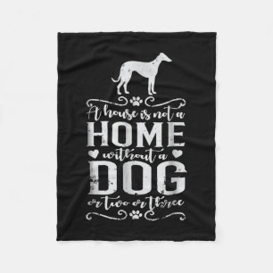 Little Whippet lovers Fleece Blanket