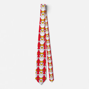 Little White Ducks Standing Thunder_Cove Tie