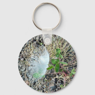 Little White Feather 1 Key Chain