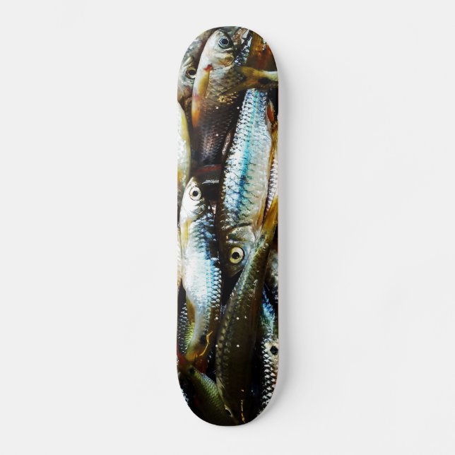 Little White Fish #2 Skateboard (Front)
