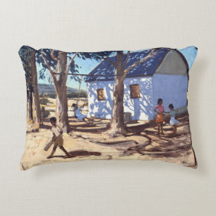Little white house Karoo South Africa Decorative Cushion