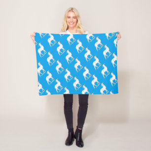 Little White Lamb Fleece Blanket