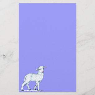 Little White Lamb Stationery