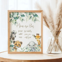 Little Wild One Safari Baby Shower Mum-osa Bar