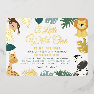 little wild one safari woodland baby shower