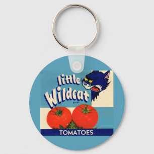 Little Wildcat tomatoes crate label Key Ring