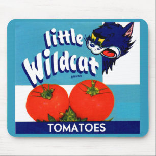 Little Wildcat tomatoes crate label Mouse Mat