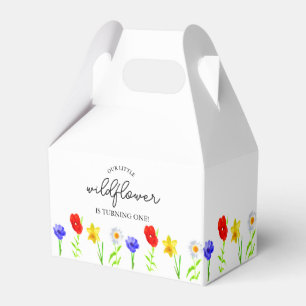 Little Wildflower 1st Birthday Favour Box