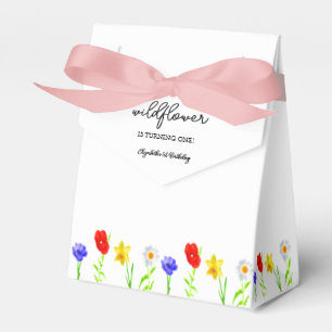 Little Wildflower 1st Birthday Favour Box