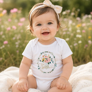 Little Wildflower Baby Baby Bodysuit