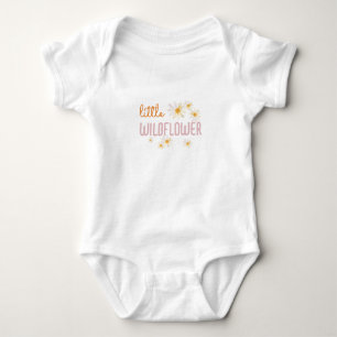 Little Wildflower Baby Shirt Baby Bodysuit