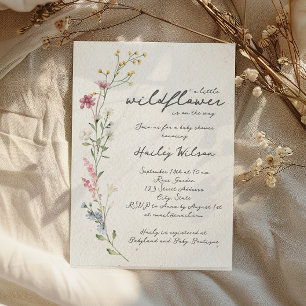 Little Wildflower Baby Shower Invitation