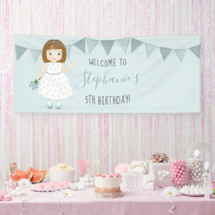Little Wildflower Birthday  Banner