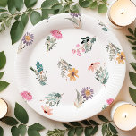 Little Wildflower Birthday or Shower<br><div class="desc">Little Wildflower Birthday or Shower Paper Plate</div>
