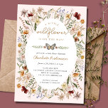 Little Wildflower Boho Girl Baby Shower Invitation<br><div class="desc">Are you looking for a beautiful baby shower theme for a mummy-to-be of a little girl? Check out this Little Wildflower Boho Girl Baby Shower Invitation. It features a frame of beautiful watercolor wildflowers on a blush pink background. You can add your own details very easily by using the template...</div>