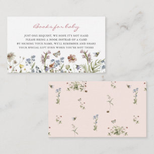 Little Wildflower Book Request Enclosure Card