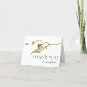 Little Wildflower Folded Thank You Card
