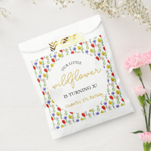 Little Wildflower Kids Birthday Favour Bags