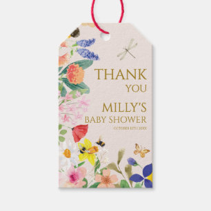 Little wildflower mama to Bee Baby Shower Gift Tags