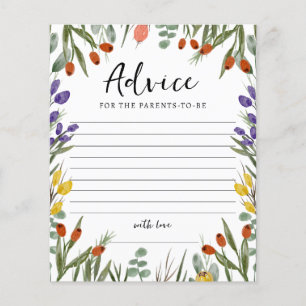 Little Wildflower On The Way Fall Advice Parents