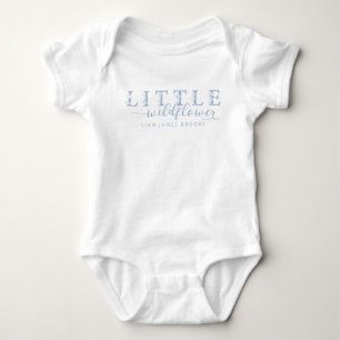 Little Wildflower Personalized Baby Bodysuit