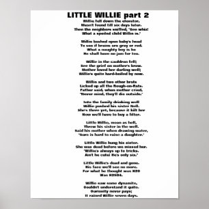 LITTLE WILLIE POEM part 2 Poster