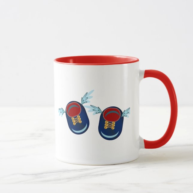 Little winged shoes mug (Right)