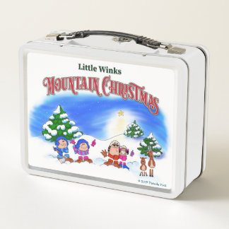 Little Winks Mountain Christmas Lunch Box