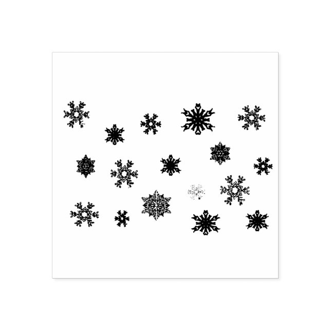 Little Winter Snowflakes Stamp (Imprint)