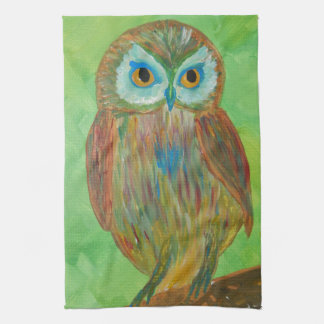 Little Wise Owl Tea Towel