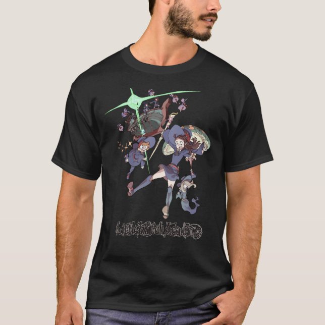 Little Witch Academia Team &amp; Logo Classic T-Sh T-Shirt (Front)