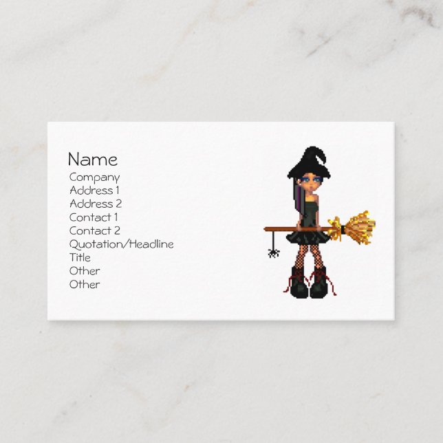 Little Witch Business Card (Front)