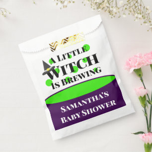 Little Witch is Brewing Halloween Baby Shower Favour Bags
