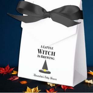 Little Witch is Brewing Halloween Pregnancy Favour Box