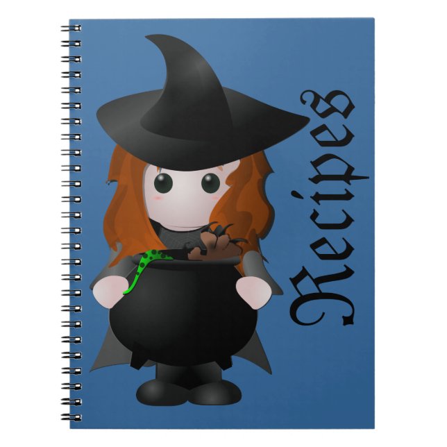 Little Witch Recipe Notebook (Front)