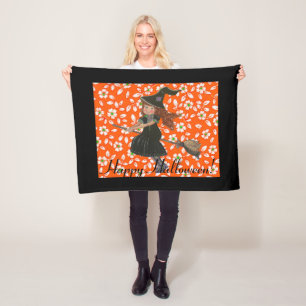 Little Witch Rug Fleece Blanket