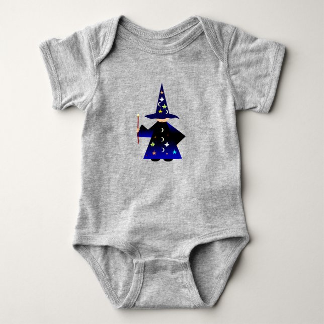 Little Wizard Baby Bodysuit (Front)
