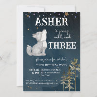 Little wolf themed birthday party